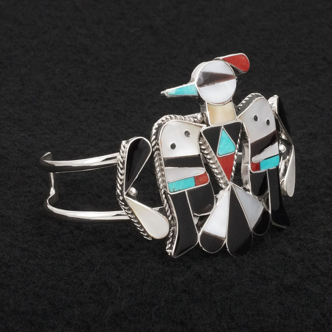 Bobby & Corraine Shack Multi-Stone & Sterling Silver Bracelet