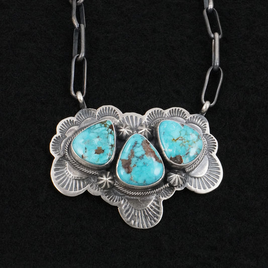 Darrin Livingston Turquoise & Sterling Silver Necklace