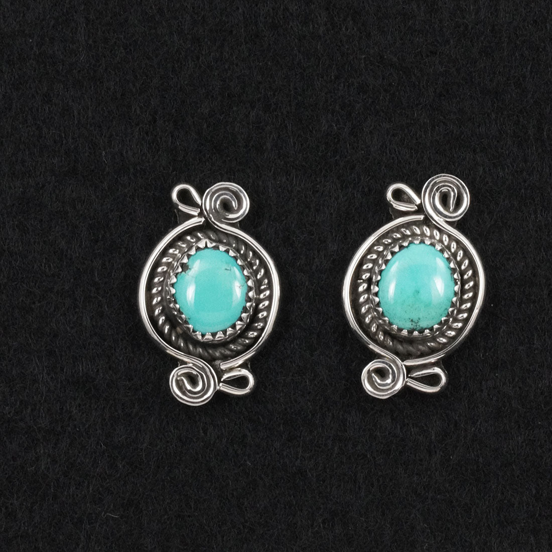 Phil Nez Turquoise & Sterling Silver Necklace Set