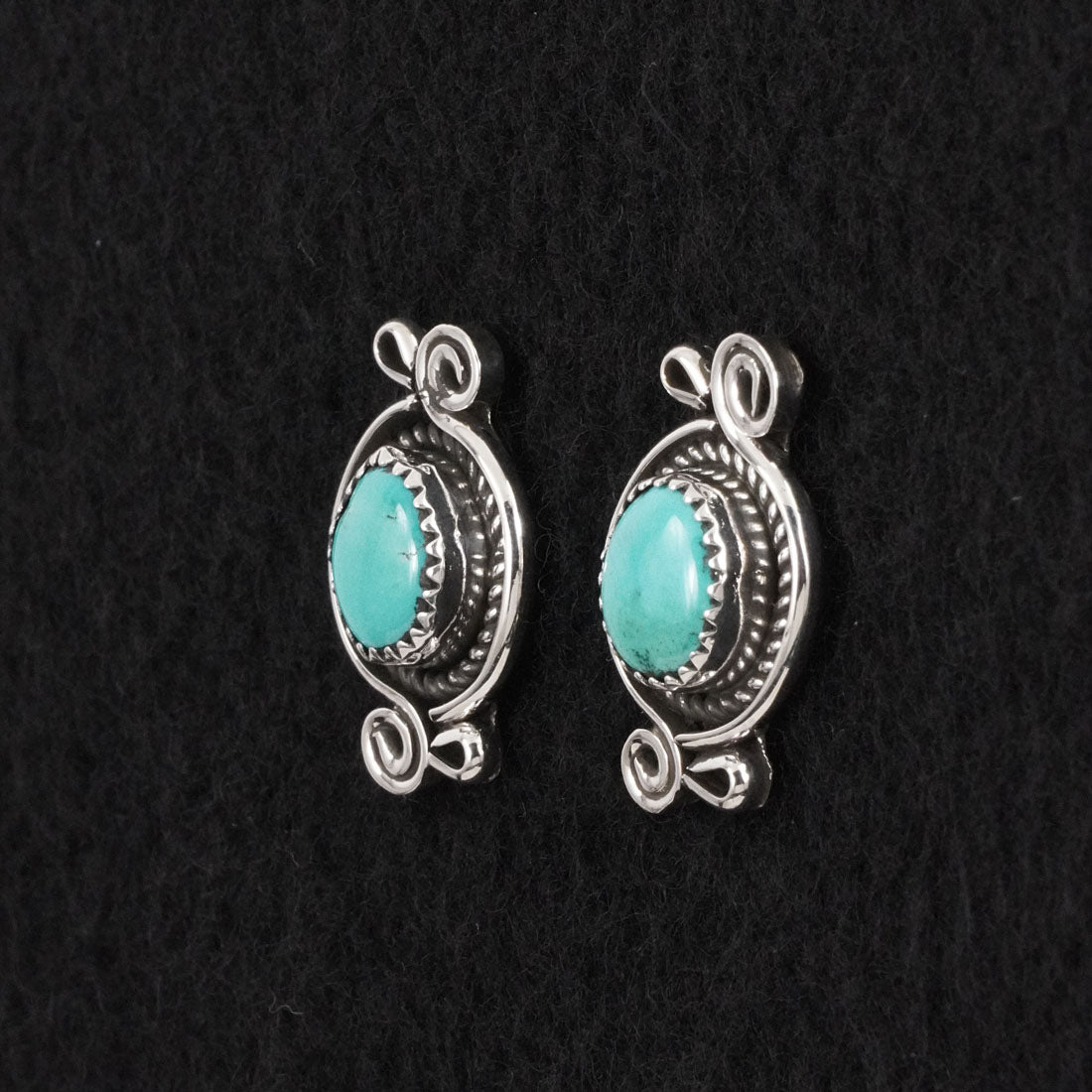 Phil Nez Turquoise & Sterling Silver Necklace Set