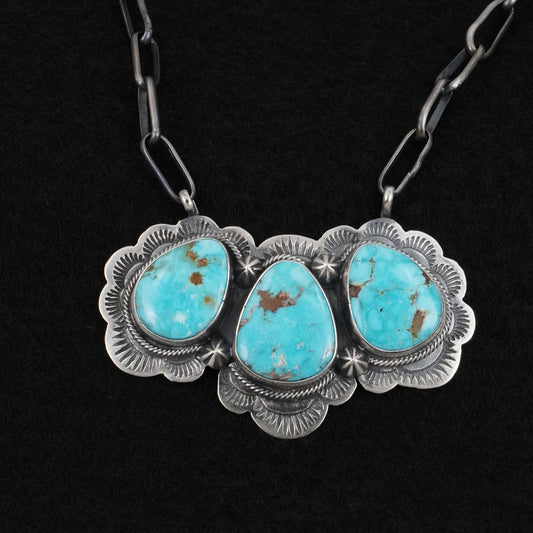 Darrin Livingston Turquoise & Sterling Silver Necklace