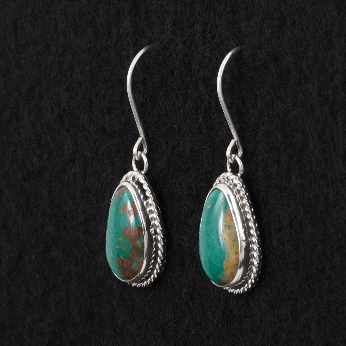 Eugene Gruber Turquoise & Sterling Silver Earrings