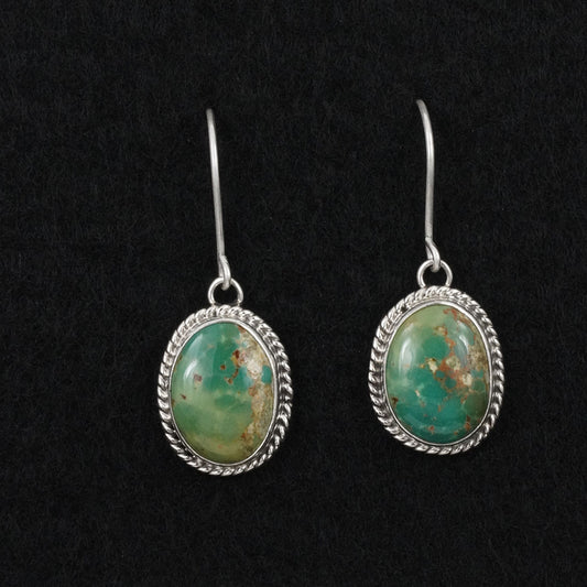 Eugene Gruber Turquoise & Sterling Silver Earrings