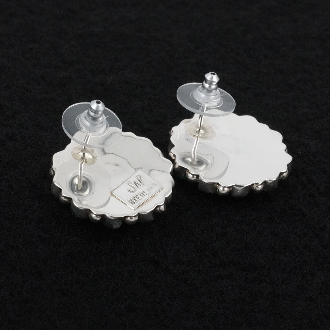 Justina Wilson Turquoise & Sterling Silver Earrings