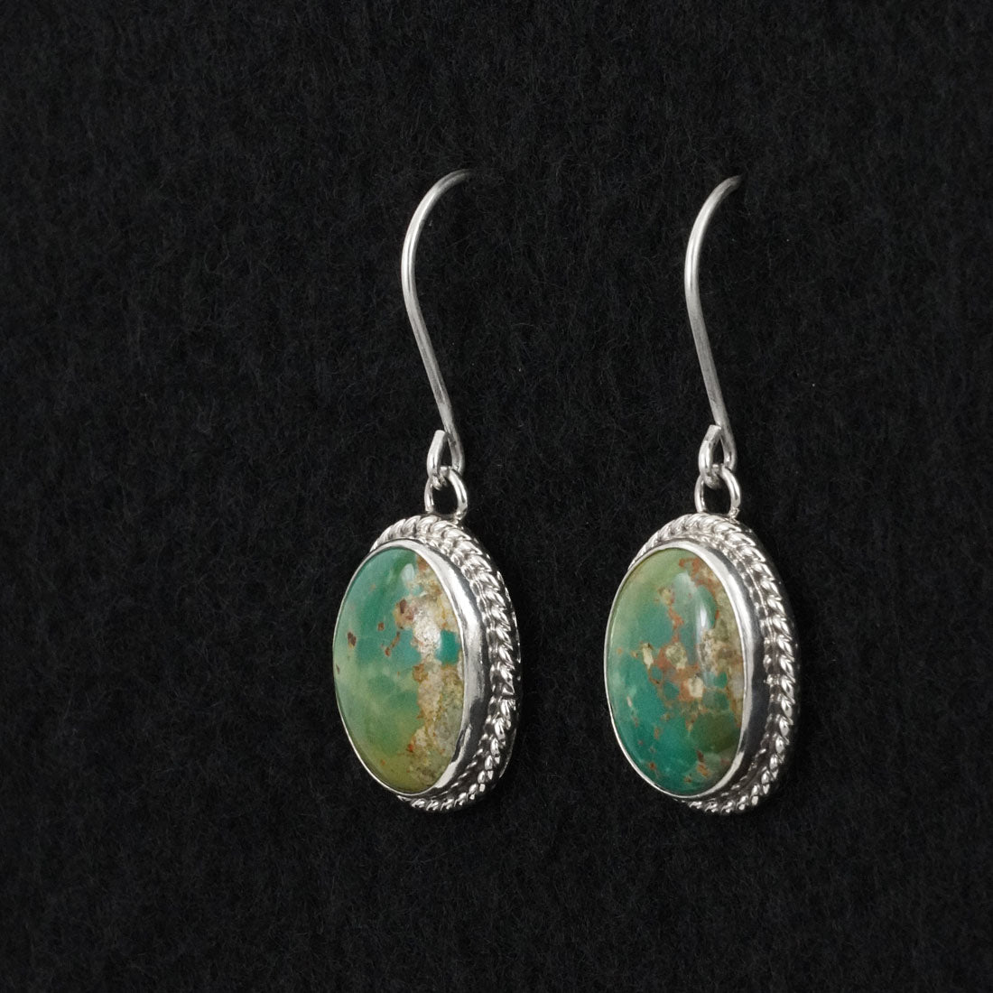 Eugene Gruber Turquoise & Sterling Silver Earrings