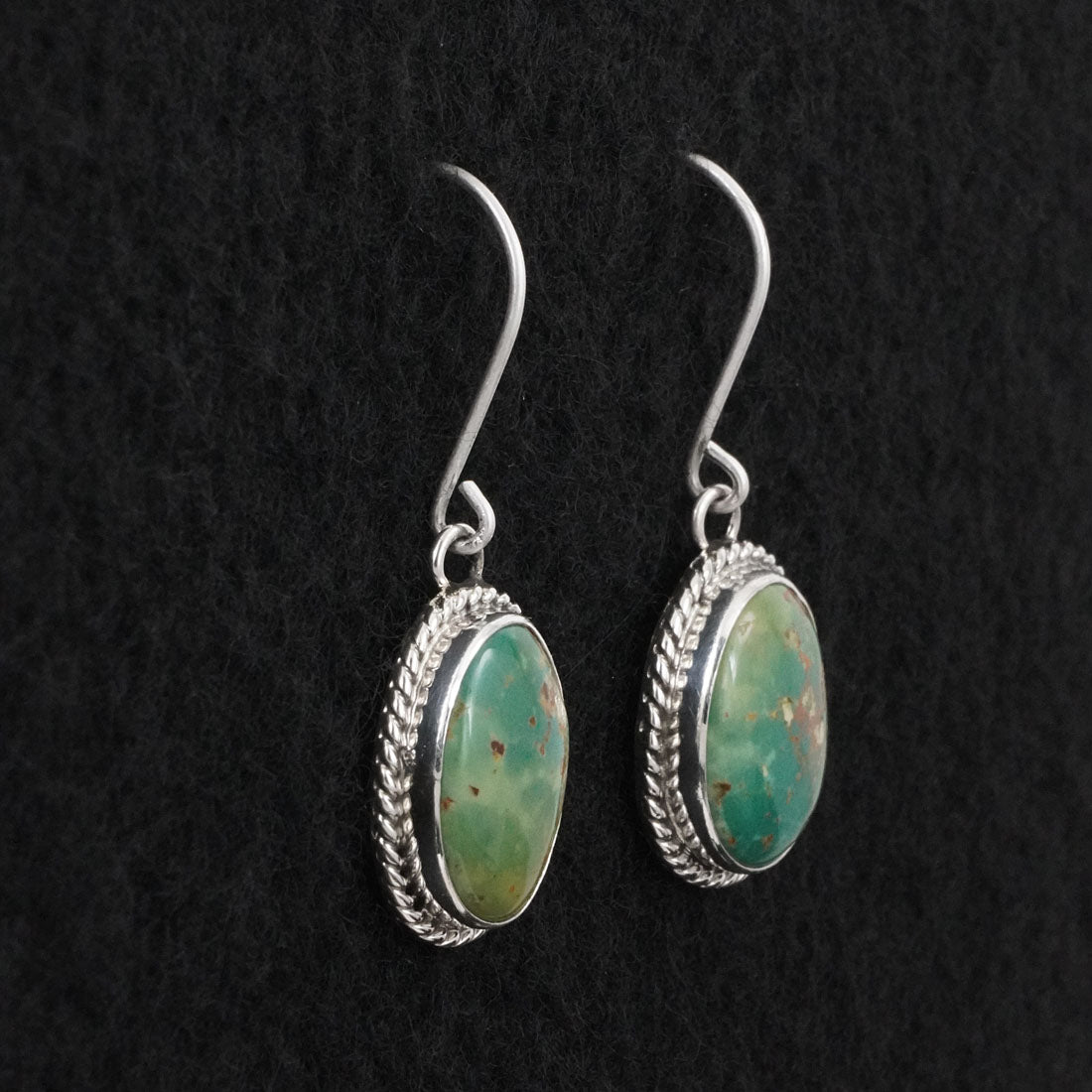 Eugene Gruber Turquoise & Sterling Silver Earrings