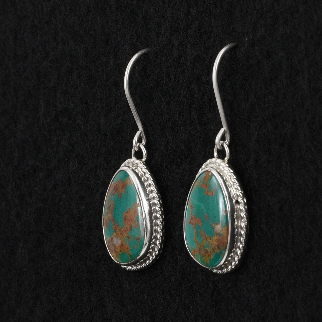Eugene Gruber Turquoise & Sterling Silver Earrings