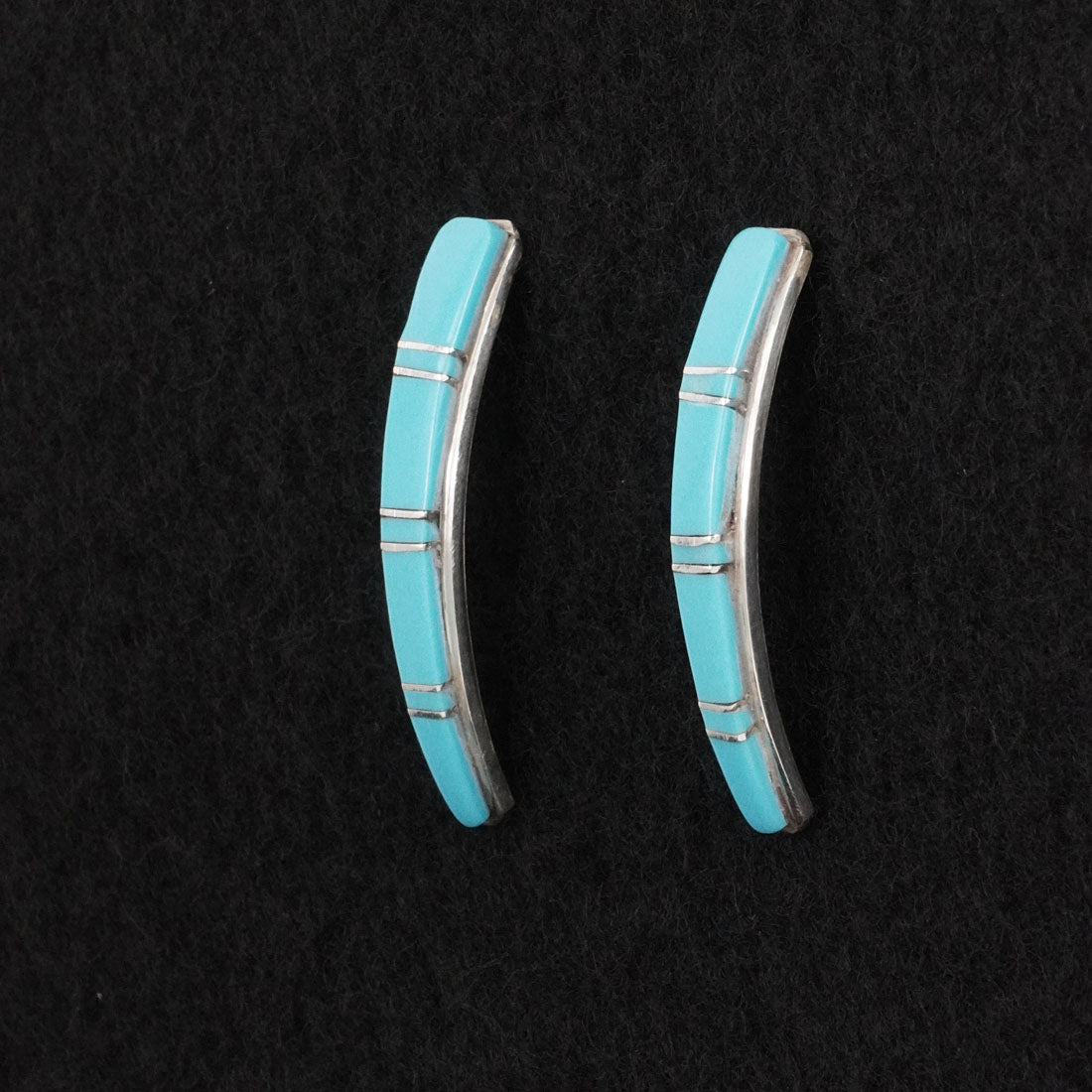 Terrance Panteah Turquoise & Sterling Silver Earrings