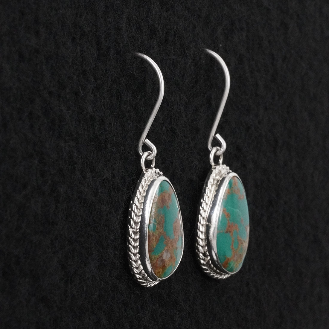 Eugene Gruber Turquoise & Sterling Silver Earrings