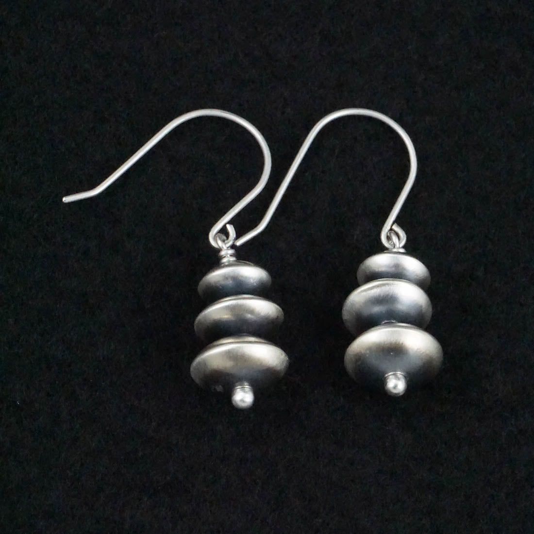 Bryannen Halwood Sterling Silver Navajo Pearl Earrings