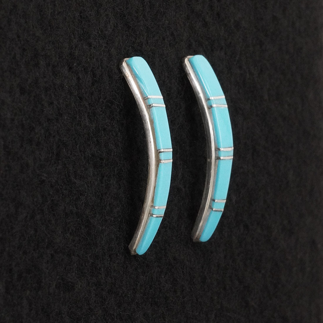 Terrance Panteah Turquoise & Sterling Silver Earrings