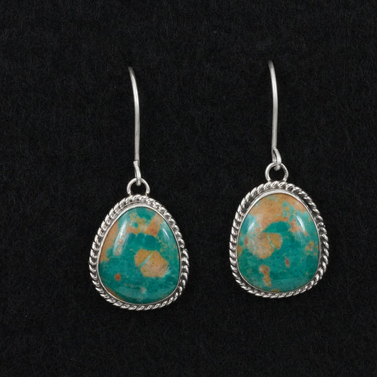 Eugene Gruber Turquoise & Sterling Silver Earrings