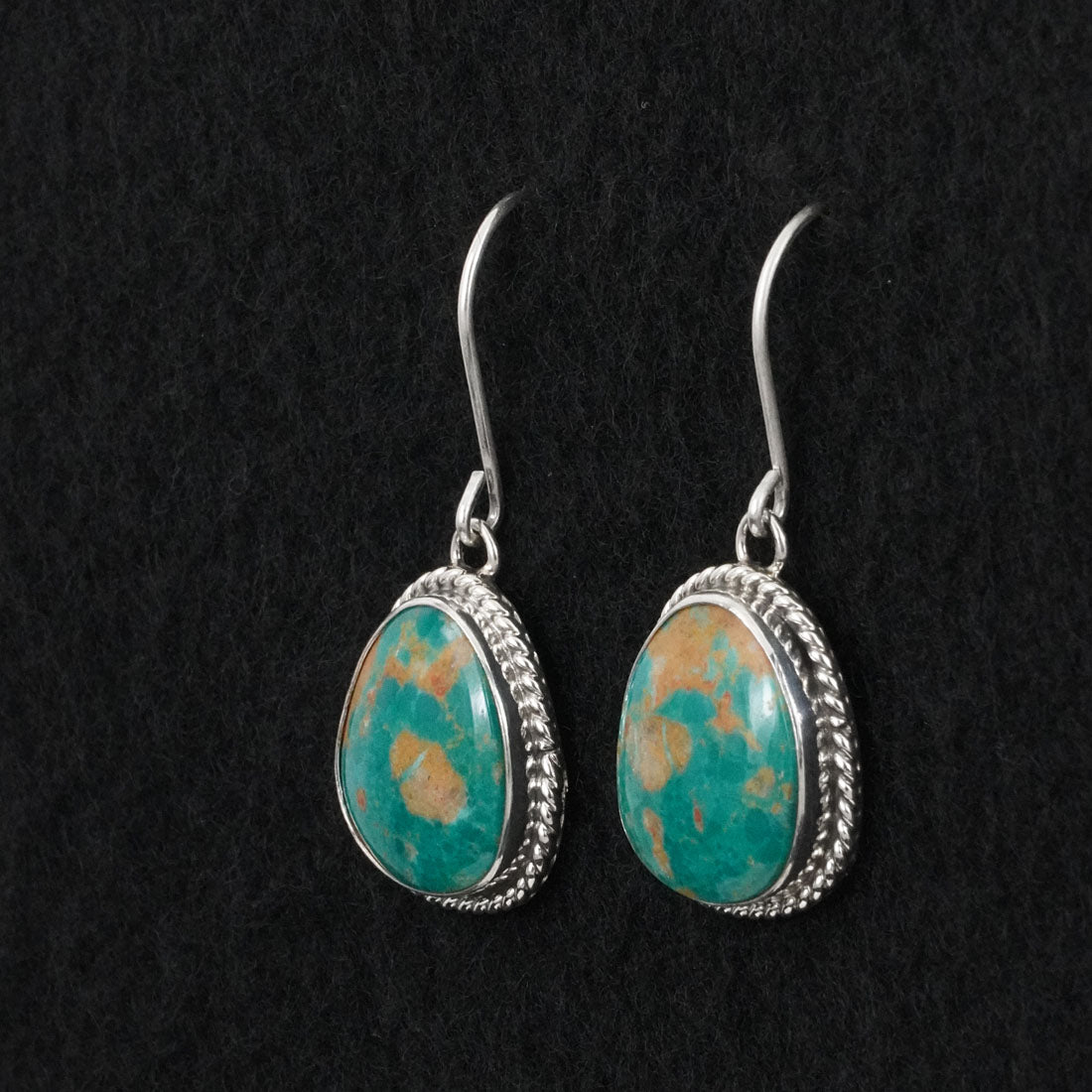 Eugene Gruber Turquoise & Sterling Silver Earrings