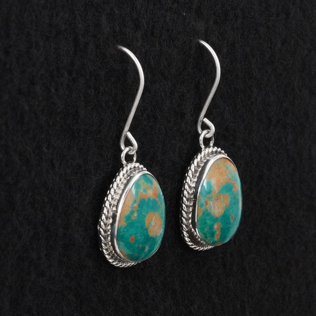 Eugene Gruber Turquoise & Sterling Silver Earrings