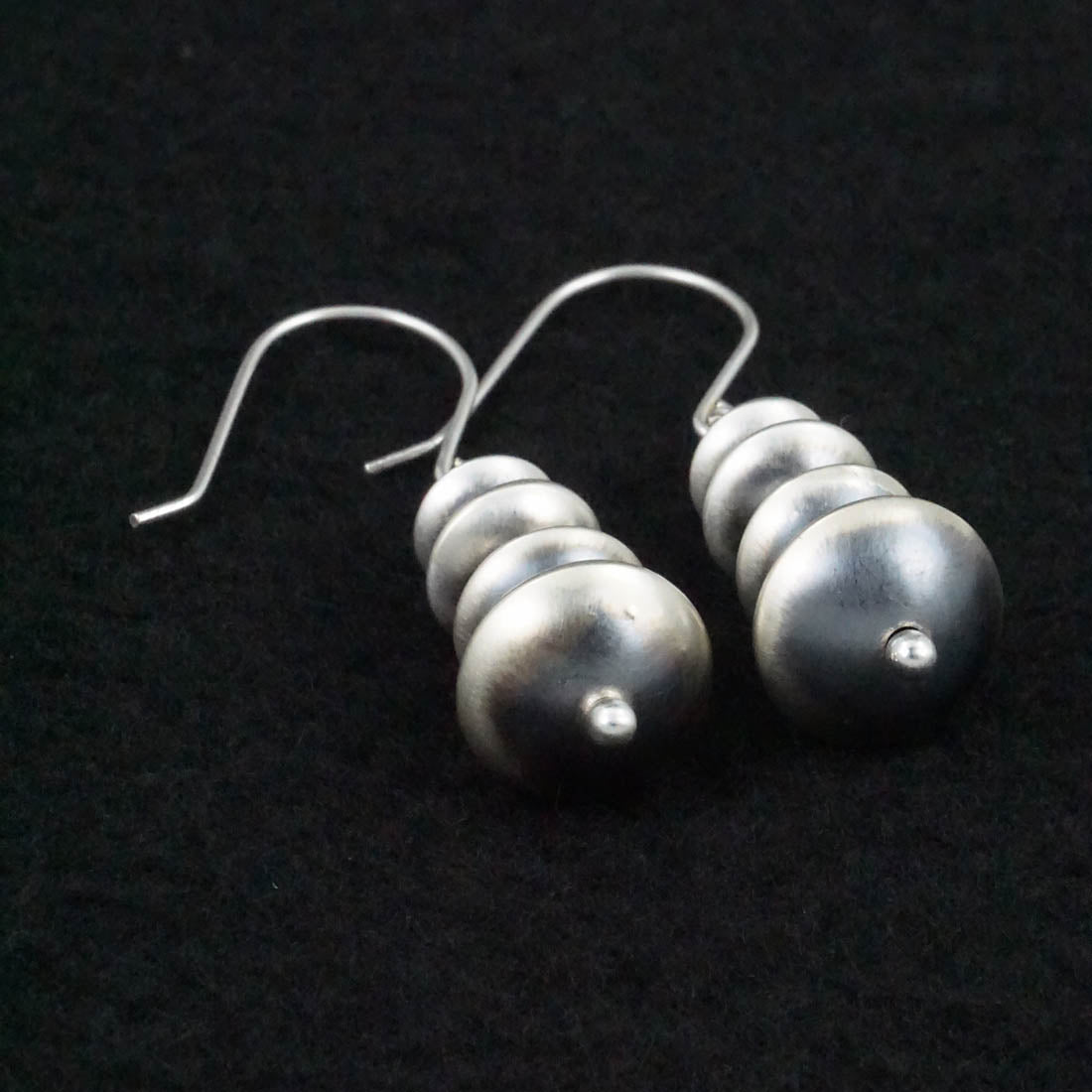 Bryannen Halwood Sterling Silver Navajo Pearl Earrings