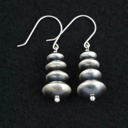 Bryannen Halwood Sterling Silver Navajo Pearl Earrings