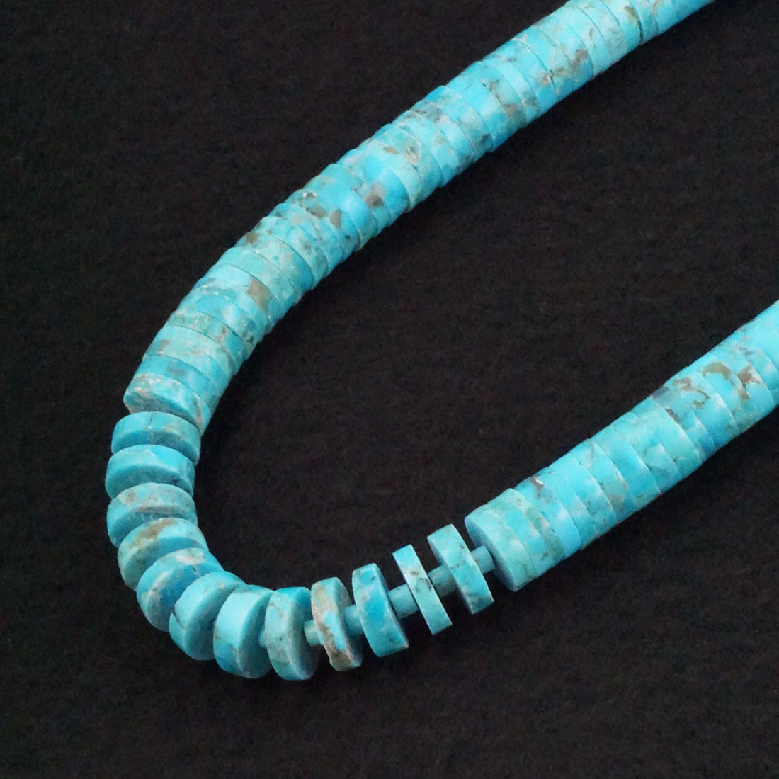 Lupe Lavato Turquoise & Sterling Silver Necklace 20"