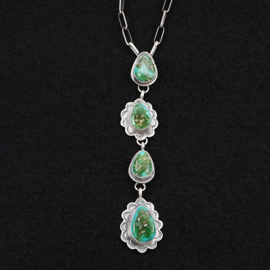 Bobby Johnson Turquoise & Sterling Silver Necklace
