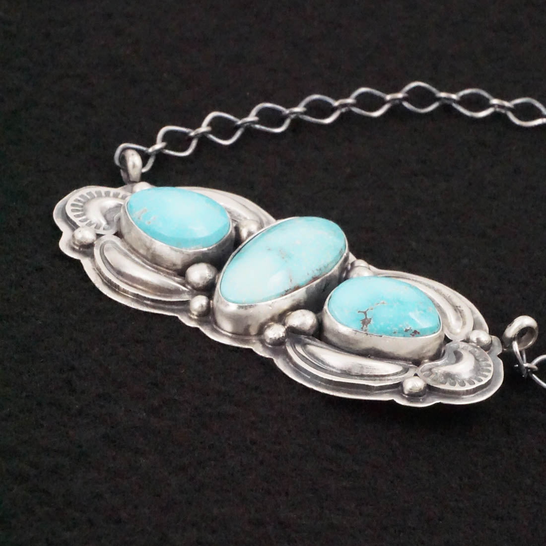 Darrin Livingston Turquoise & Sterling Silver Necklace