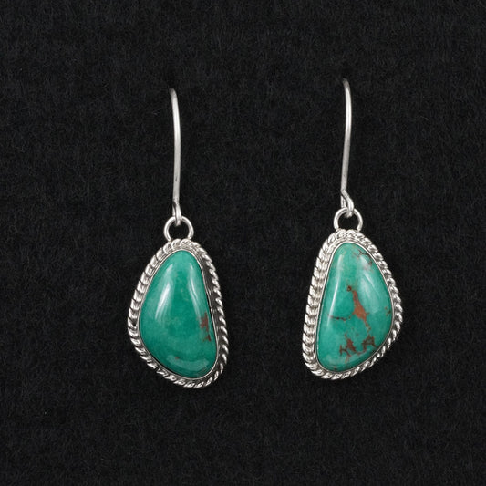Eugene Gruber Turquoise & Sterling Silver Earrings