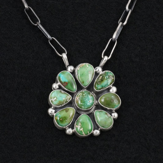 Bobby Johnson Turquoise & Sterling Silver Necklace