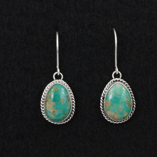 Eugene Gruber Turquoise & Sterling Silver Earrings