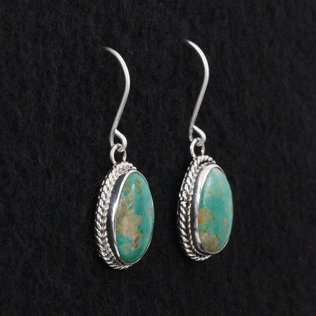 Eugene Gruber Turquoise & Sterling Silver Earrings