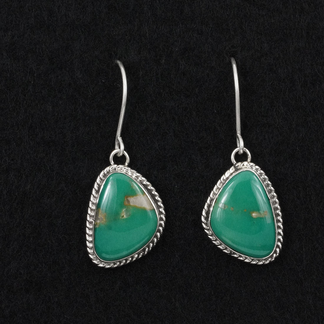 Eugene Gruber Turquoise & Sterling Silver Earrings