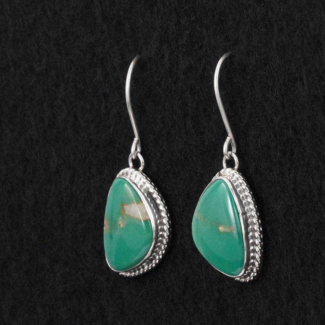 Eugene Gruber Turquoise & Sterling Silver Earrings