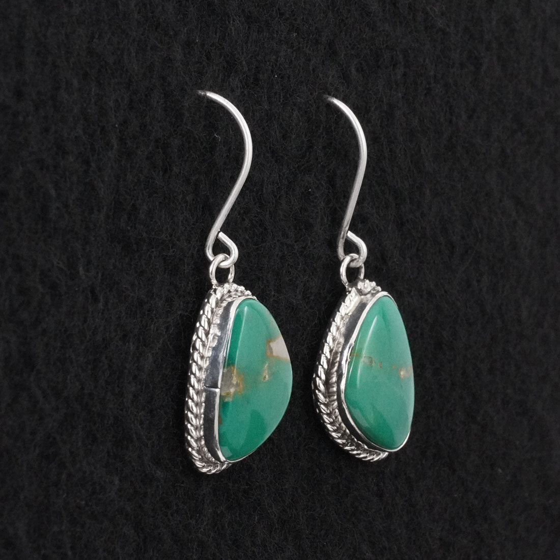 Eugene Gruber Turquoise & Sterling Silver Earrings