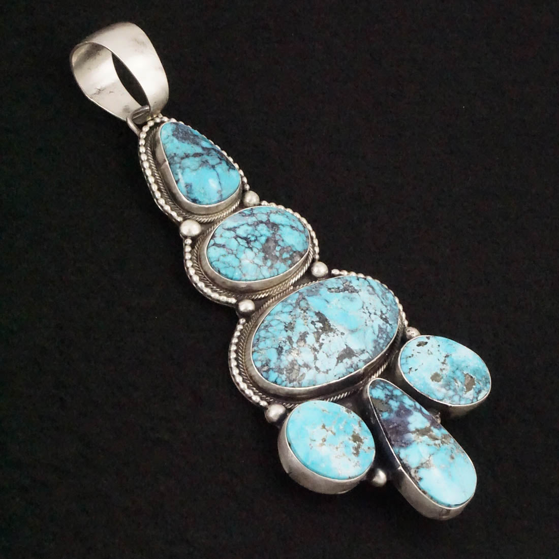 Bobby Johnson Turquoise & Sterling Silver Pendant