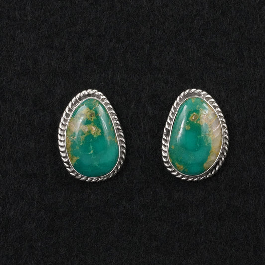 Eugene Gruber Turquoise & Sterling Silver Earrings