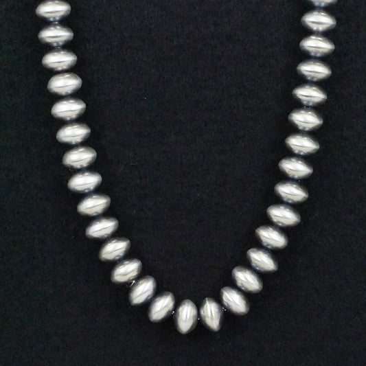 Bryannen Halwood Sterling Silver Navajo Pearl Necklace 30"
