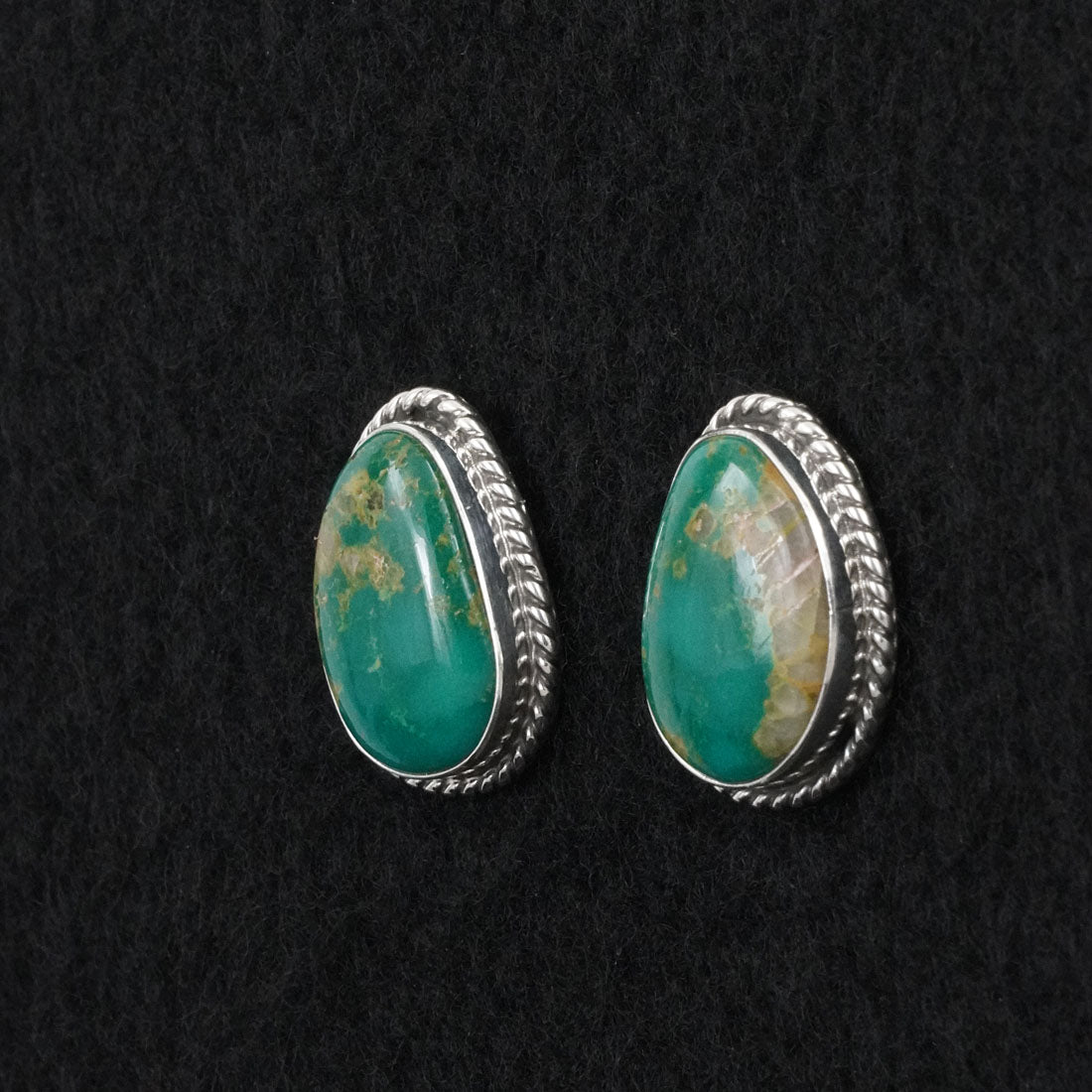 Eugene Gruber Turquoise & Sterling Silver Earrings