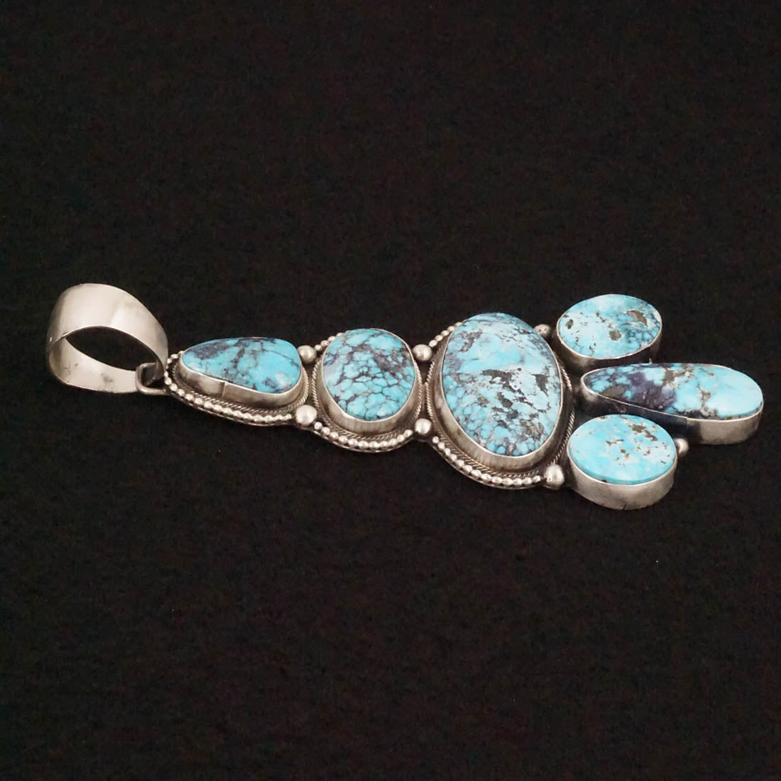 Bobby Johnson Turquoise & Sterling Silver Pendant