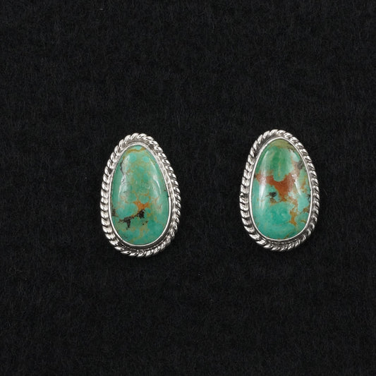 Eugene Gruber Turquoise & Sterling Silver Earrings