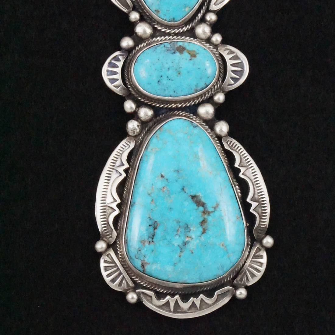 Bobby Johnson Turquoise & Sterling Silver Pendant