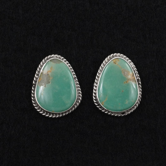 Eugene Gruber Turquoise & Sterling Silver Earrings