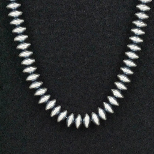Bryannen Halwood Sterling Silver Navajo Pearl Necklace 16"