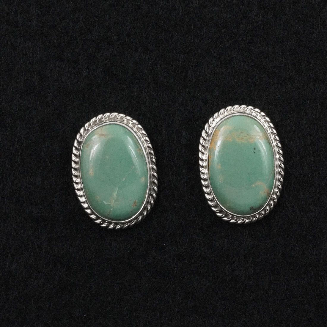 Eugene Gruber Turquoise & Sterling Silver Earrings