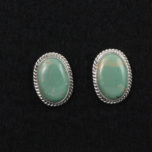 Eugene Gruber Turquoise & Sterling Silver Earrings