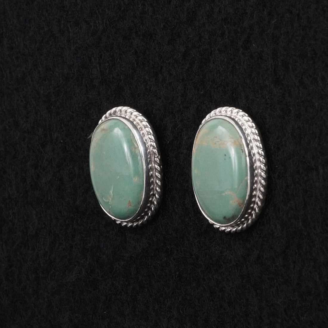 Eugene Gruber Turquoise & Sterling Silver Earrings