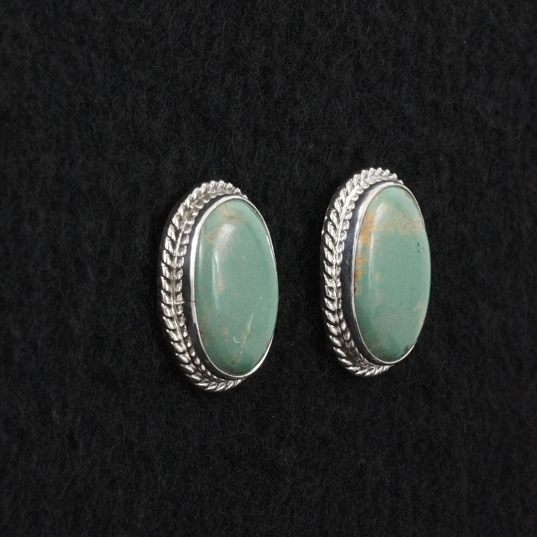 Eugene Gruber Turquoise & Sterling Silver Earrings