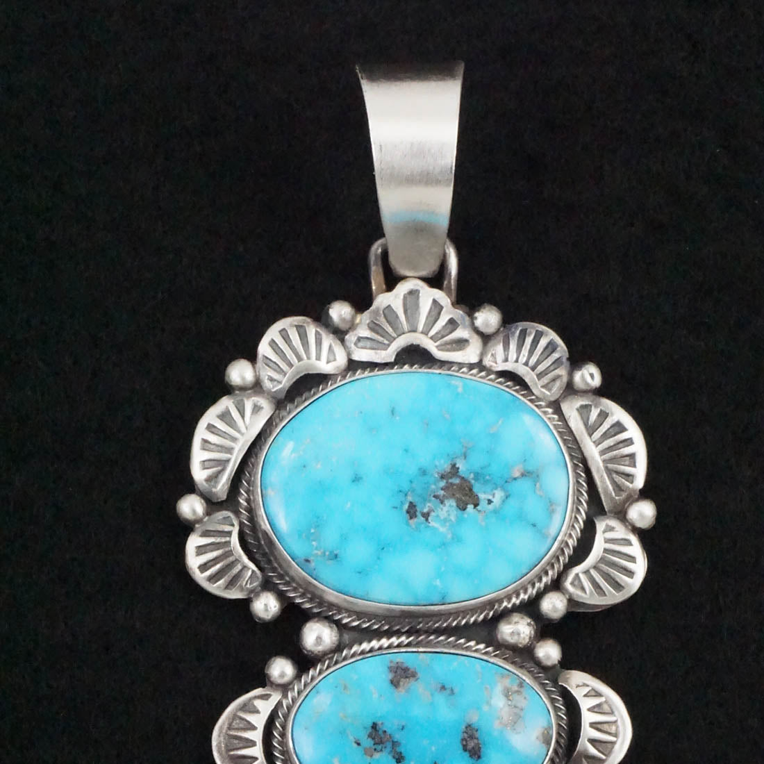 Bobby Johnson Turquoise & Sterling Silver Pendant