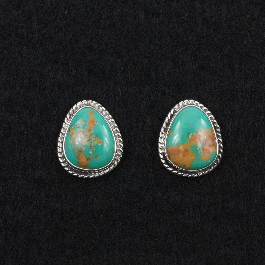 Eugene Gruber Turquoise & Sterling Silver Earrings