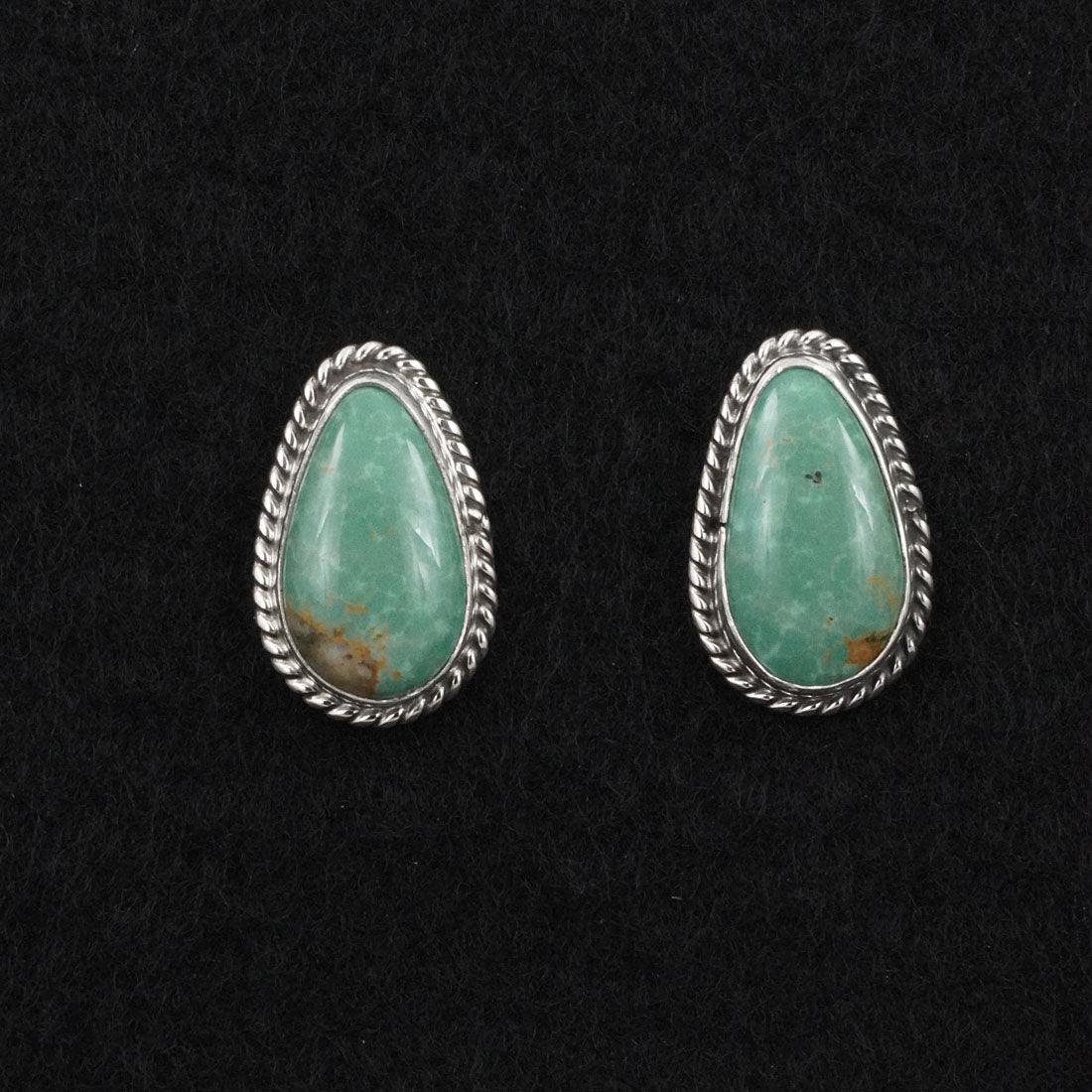 Eugene Gruber Turquoise & Sterling Silver Earrings