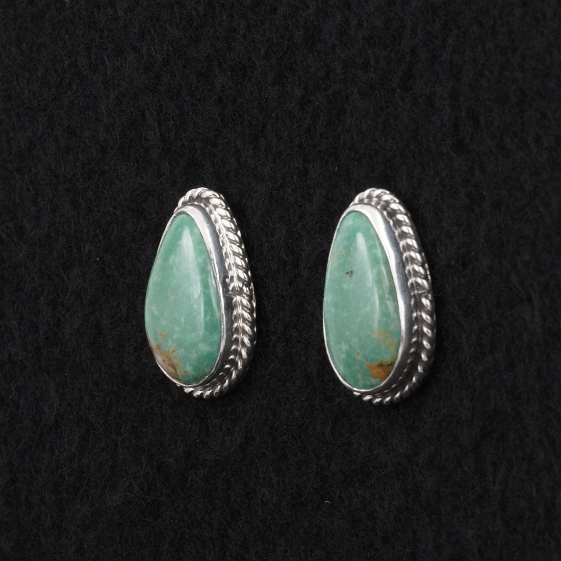 Eugene Gruber Turquoise & Sterling Silver Earrings