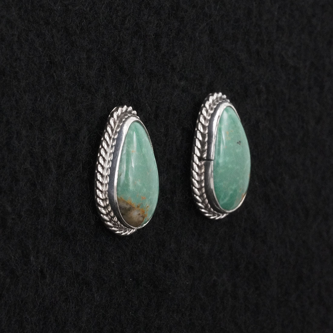 Eugene Gruber Turquoise & Sterling Silver Earrings