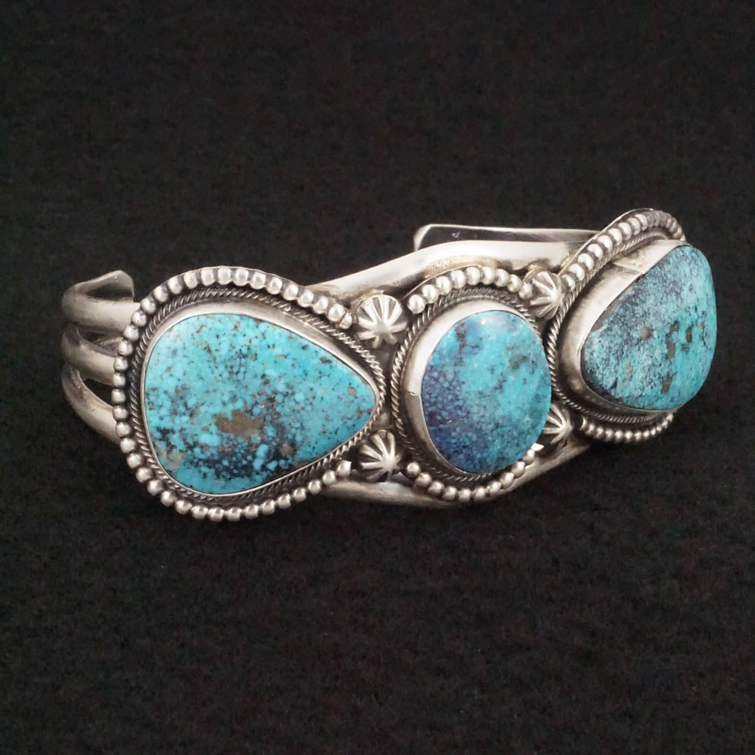 Bobby Johnson Turquoise & Sterling Silver Bracelet