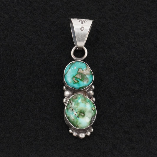 Antwone Brown Turquoise & Sterling Silver Pendant